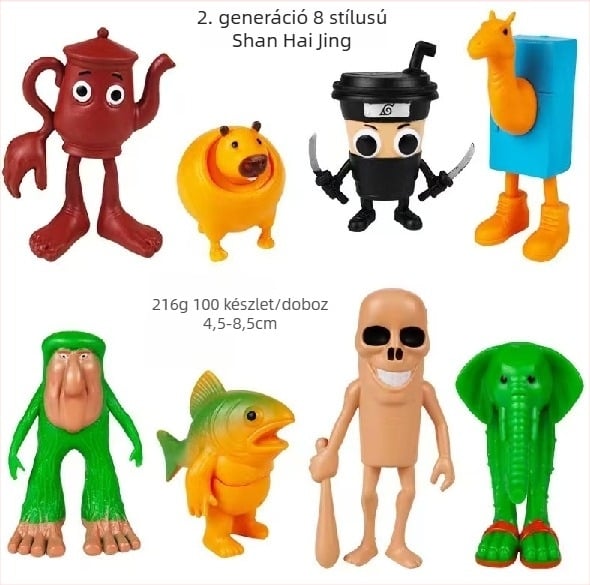 PVC kulcstartó Guangdongból, hálós zacskóban csomagolva, anime kép, határokon átívelő kizárólagos ellátás