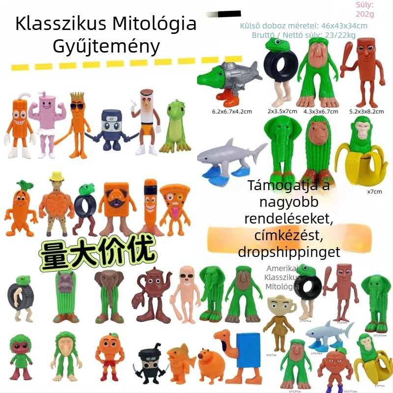 PVC kulcstartó Guangdongból, hálós zacskóban csomagolva, anime kép, határokon átívelő kizárólagos ellátás