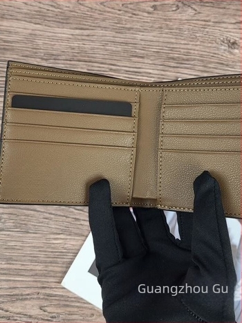 Férfi pénztárca természetes bőrből, kétoldalas marhabőr, geometriai minta, utcai stílus, lopás elleni védelem