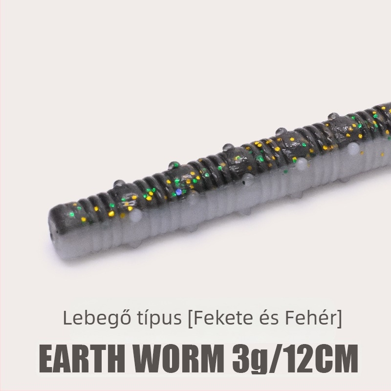 Ólomos fejű horgászhorog, csúcs nélküli, méret 2,5, tengerparti horgászathoz