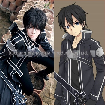 COS paróka szerepjátékhoz – rövid egyenes frufni, hőálló rost, szerepjáték stílus