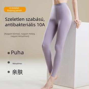 Női magas derekú termosz pantalón - Modal keverék, 30–50% Modal, egyrétegű, testformáló, melegen tartja