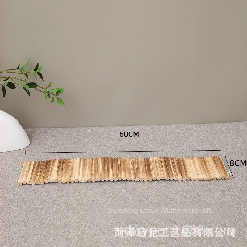 Masszív fából készült hörcsög élőhely kerítés létrával