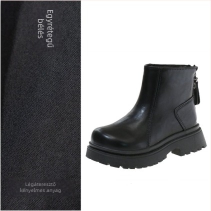 Lány Chelsea csizmák gyerekeknek, felső része szintetikus bőr, oldalsó cipzár, PU talp, őszre, télre és tavaszra