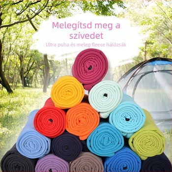 Flíces hálózsák bélés felnőtteknek, White Wolf, polár fleece belső, boríték alakú kialakítás, 500 g