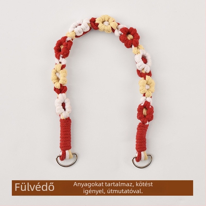 DIY kutyapóráz készlet – kézműves kötés, pamut, univerzális használat, karácsonyi kiadás, laza stílus