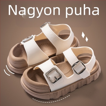 Unisex strand szandál – PVC felsőrész, PVC talp, csattal zárható, csúszásmentes puha talp, 2025 tavasz