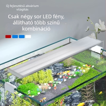 Vízálló LED akváriumi lámpa állvánnyal – energiatakarékos, professzionális szintű világítás akváriumokhoz és tájképekhez