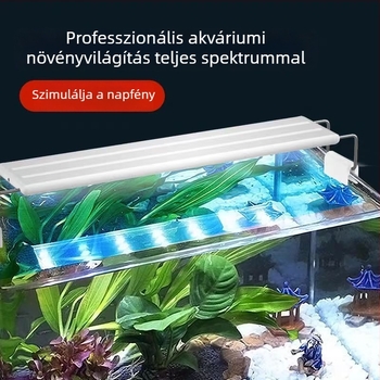 Vízálló LED akváriumi lámpa állvánnyal – energiatakarékos, professzionális szintű világítás akváriumokhoz és tájképekhez
