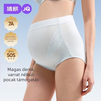 Kismama fehérnemű: magas derekú, hastámogató, antibakteriális, varrás nélküli, Modal anyagú