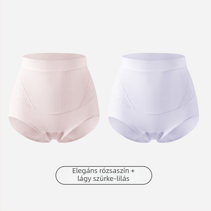 Kismama fehérnemű: magas derekú, hastámogató, antibakteriális, varrás nélküli, Modal anyagú