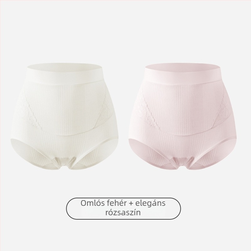 Kismama fehérnemű: magas derekú, hastámogató, antibakteriális, varrás nélküli, Modal anyagú