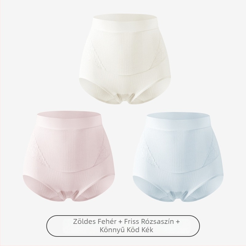 Kismama fehérnemű: magas derekú, hastámogató, antibakteriális, varrás nélküli, Modal anyagú