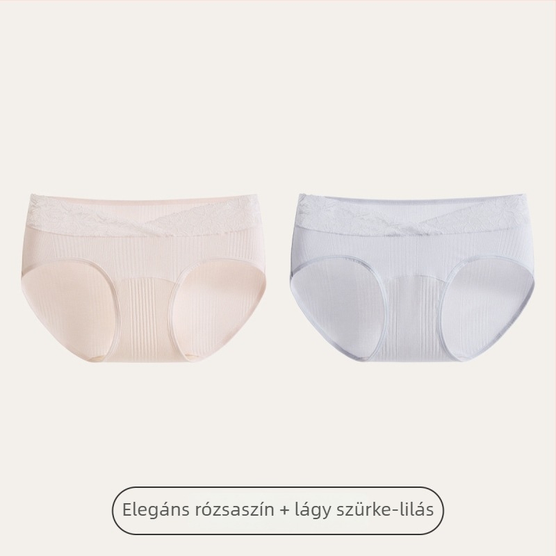 Kismama fehérnemű: magas derekú, hastámogató, antibakteriális, varrás nélküli, Modal anyagú