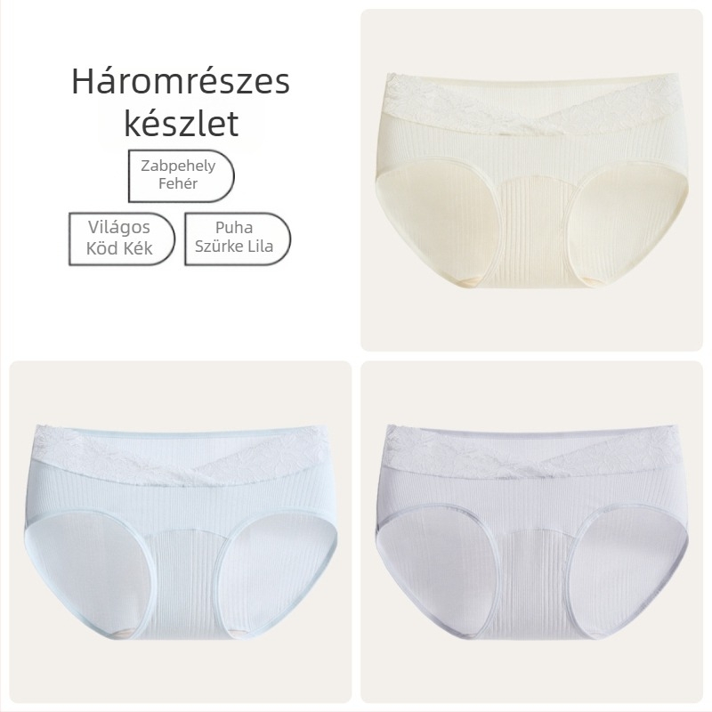 Kismama fehérnemű: magas derekú, hastámogató, antibakteriális, varrás nélküli, Modal anyagú