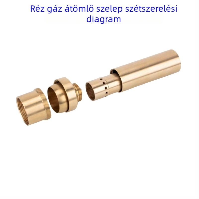 Szökőkút fúvóka - teljesen réz, jáde oszlopos dizájn, tó- és tájépítéshez, márka Dingxuan