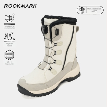 Gyerekeknek készült velúr vízálló bokacsizma fleece béléssel, anti-slip talppal