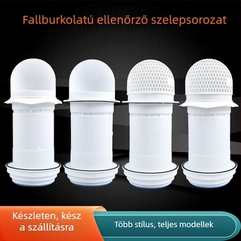 Konyhai falon átívelő visszacsapó szelep üvegfedélhez, műanyag, modern-minimalista stílus