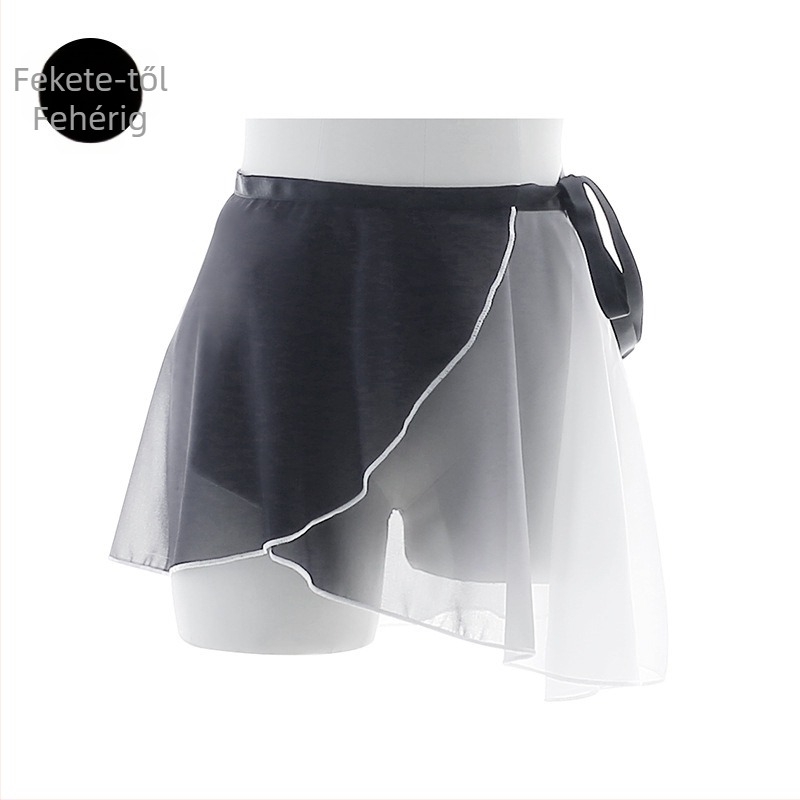 Modern táncruha felnőtt nő számára – gradiens chiffon anyag, 95% poliészter belső rész és chiffon bélés, színpadi használatra