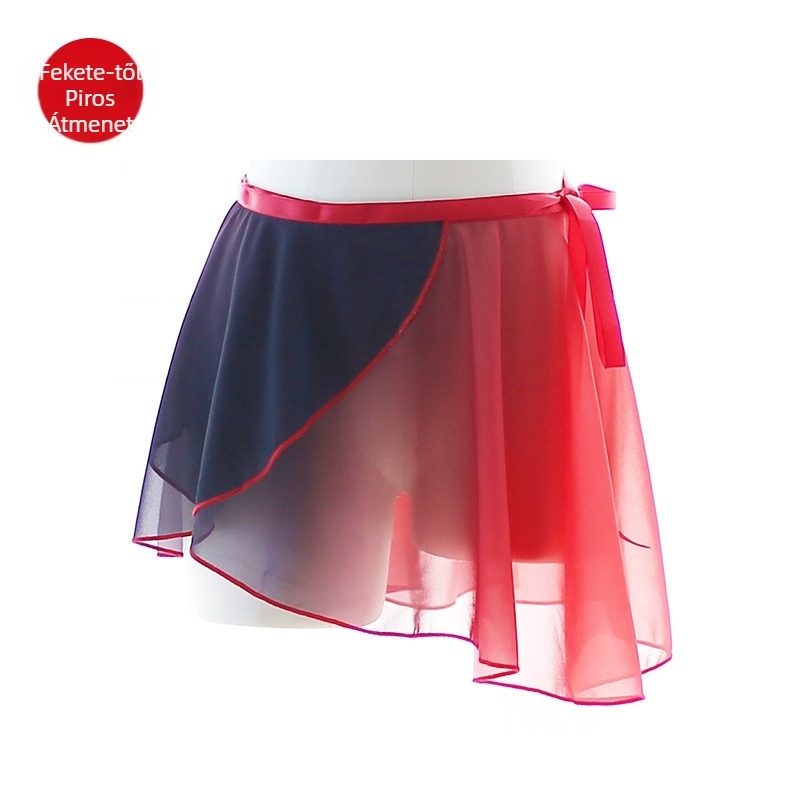 Modern táncruha felnőtt nő számára – gradiens chiffon anyag, 95% poliészter belső rész és chiffon bélés, színpadi használatra
