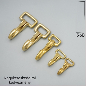 Sárgaréz táska kampó-csattal - Tuoxin 56B sorozat, bőr kiegészítők