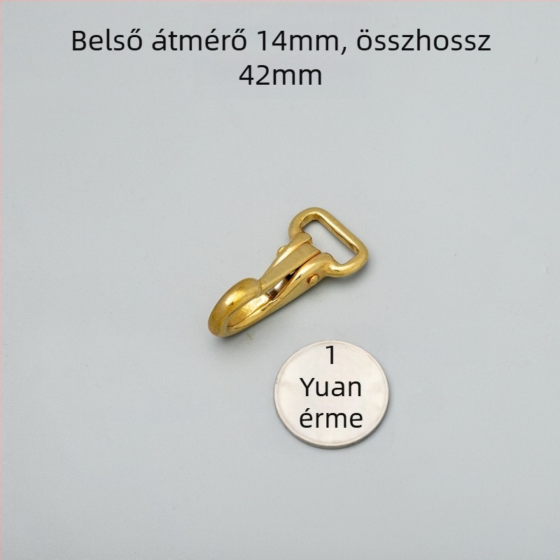 Sárgaréz táska kampó-csattal - Tuoxin 56B sorozat, bőr kiegészítők