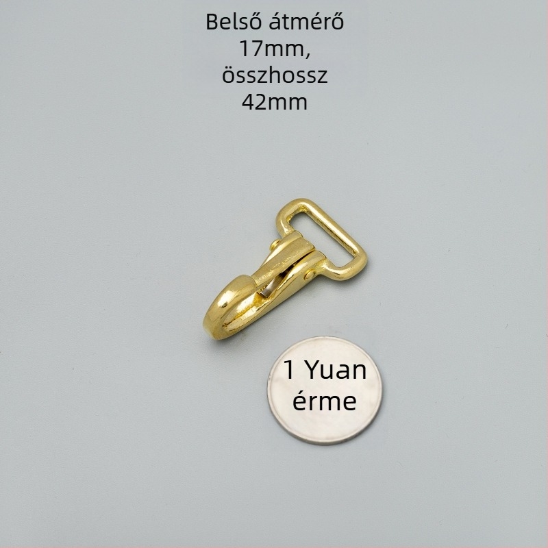 Sárgaréz táska kampó-csattal - Tuoxin 56B sorozat, bőr kiegészítők