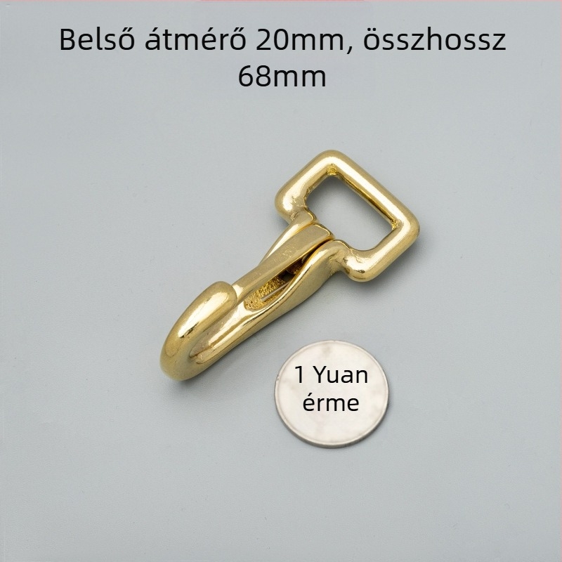 Sárgaréz táska kampó-csattal - Tuoxin 56B sorozat, bőr kiegészítők