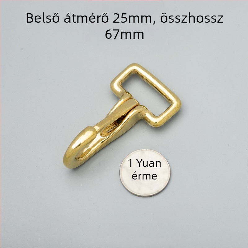 Sárgaréz táska kampó-csattal - Tuoxin 56B sorozat, bőr kiegészítők