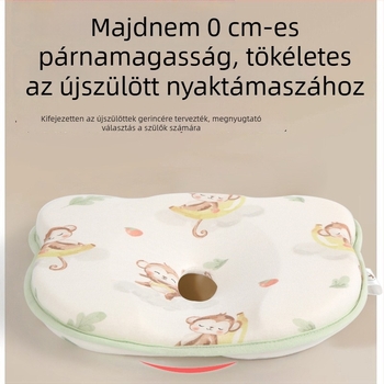 Heroes újszülött fejformázó párna, korrigálja a fej formáját, megelőzi a lapos fejet, 0–6 hónap
