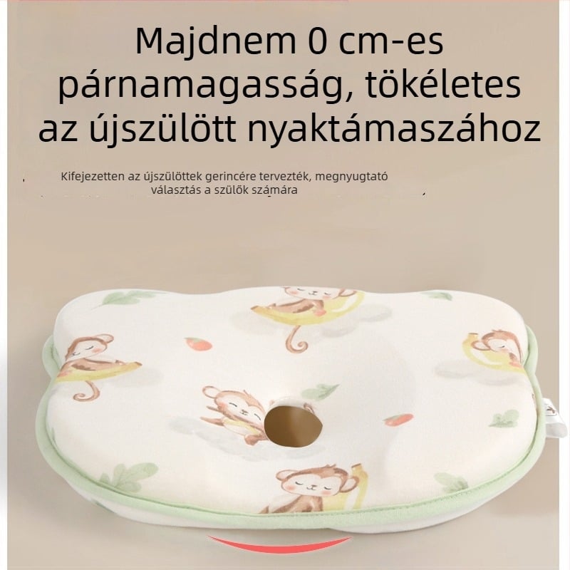 Heroes újszülött fejformázó párna, korrigálja a fej formáját, megelőzi a lapos fejet, 0–6 hónap