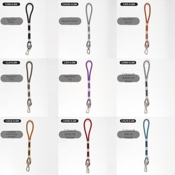 Kutyapóráz, duplaszálú nylon, imitációs nylon anyag, fémcsattal, Banoohawk márka