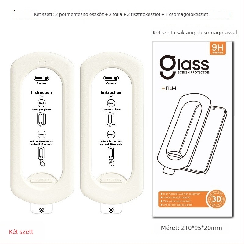 Galaxy S25 Ultra - elsődleges elülső üveg kijelzővédő, pormentes, anti-peep, HD tisztaságú, karcolás- és zuhanásálló; kompatibil Galaxy S21/S21+, S22/S23/S24/S25/S26U