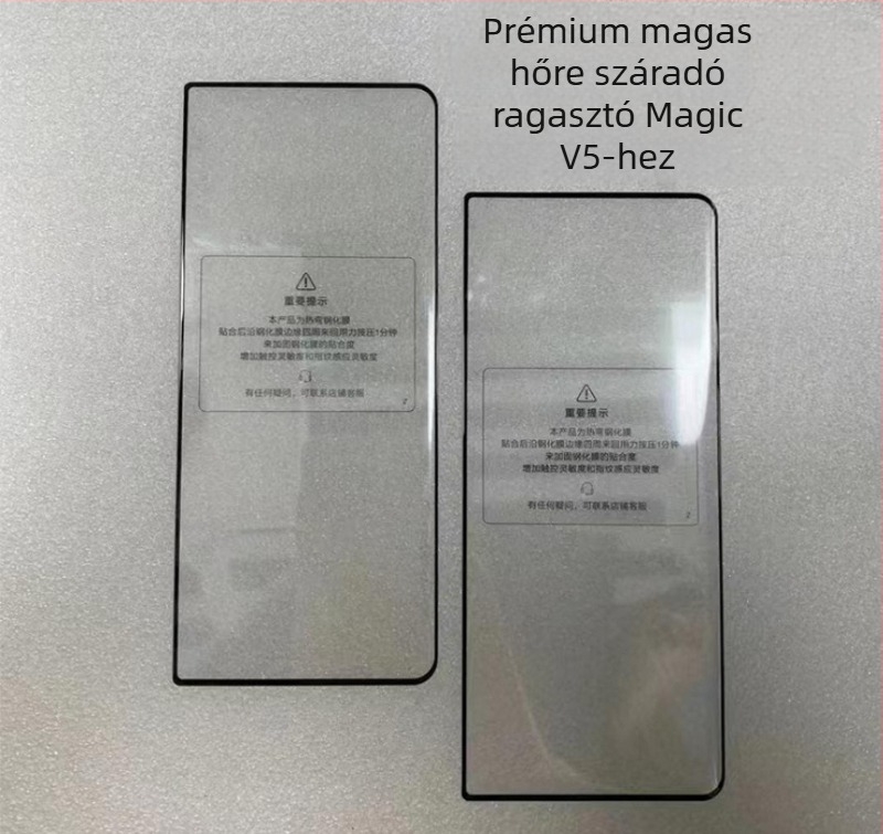 Honor Magic V5 és V3-höz készült edzett üveg előlapos kijelzővédő, HD, képernyővédelmi magánélet-védelem, ujjlenyomat-elleni, ütésálló, automatikus javítás
