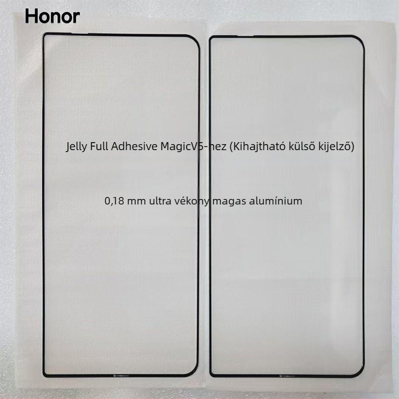 Honor Magic V5 és V3-höz készült edzett üveg előlapos kijelzővédő, HD, képernyővédelmi magánélet-védelem, ujjlenyomat-elleni, ütésálló, automatikus javítás