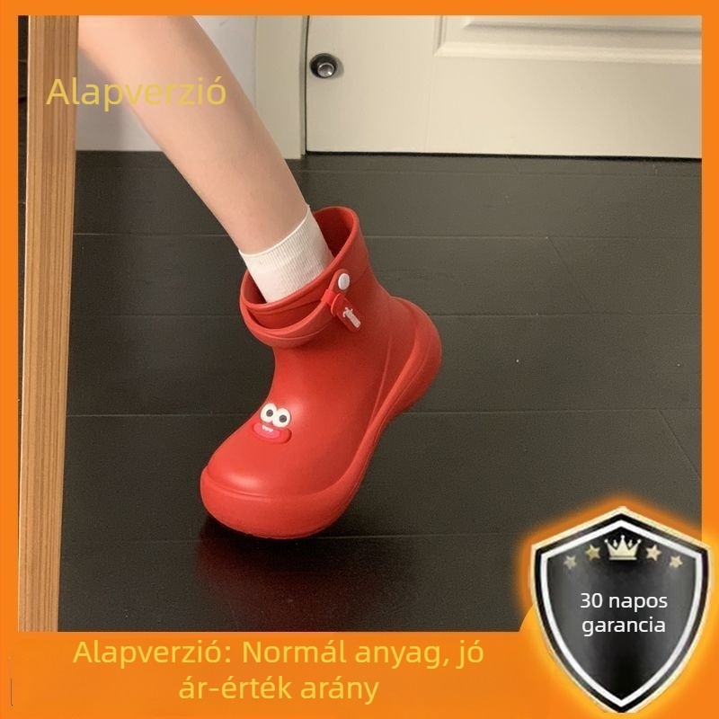 Női esőcsizmák alacsony csővel, sportos stílus, 2024 tavasz