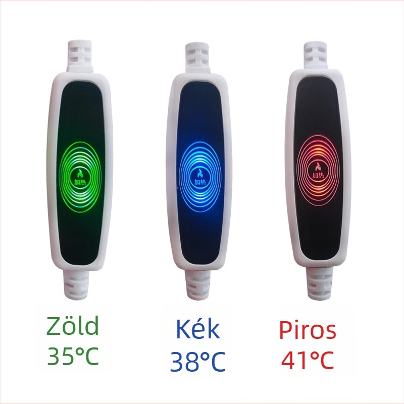 WC-ülőke termosztátos fűtéssel, klasszikus nagy U alak, elektromos fűtés állandó hőmérséklettel, PP anyag, állítható furatköz 12–17 cm