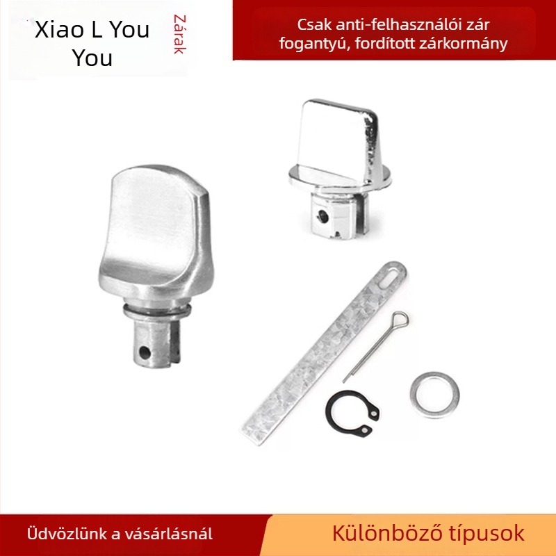 Zárszerkezetes ajtófogantyú, modell 1001, anyag: vas, cél: biztonsági ajtók, stílus: modern és minimalist