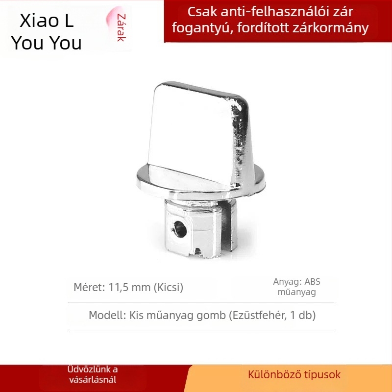 Zárszerkezetes ajtófogantyú, modell 1001, anyag: vas, cél: biztonsági ajtók, stílus: modern és minimalist
