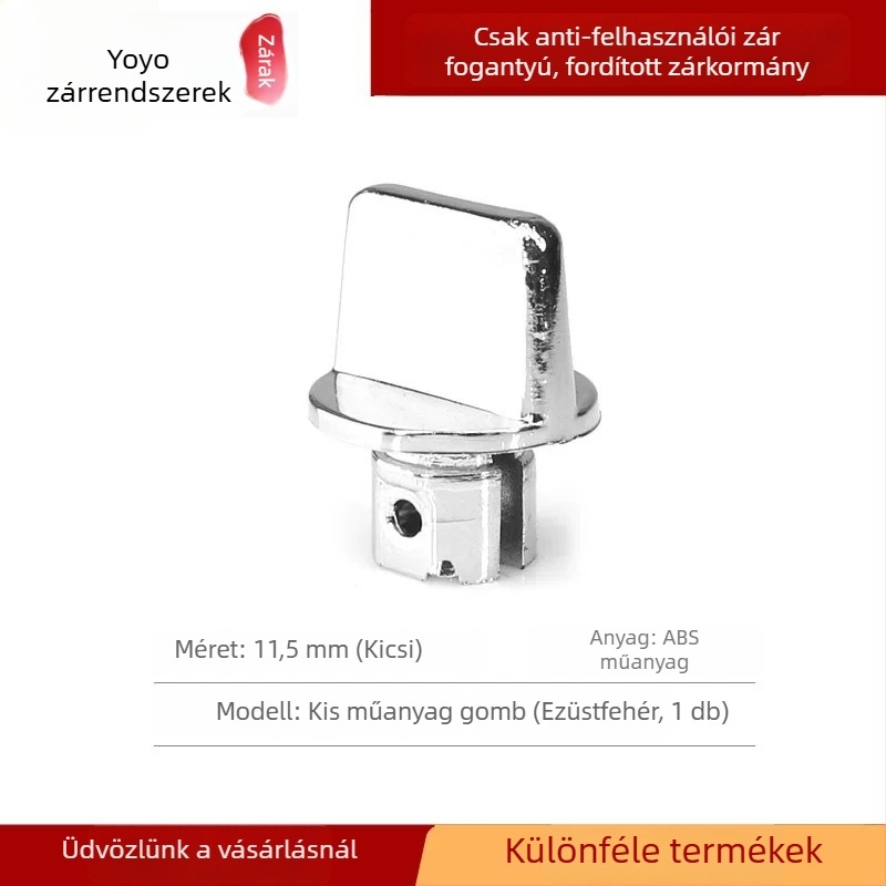 Zárszerkezetes ajtófogantyú, modell 1001, anyag: vas, cél: biztonsági ajtók, stílus: modern és minimalist