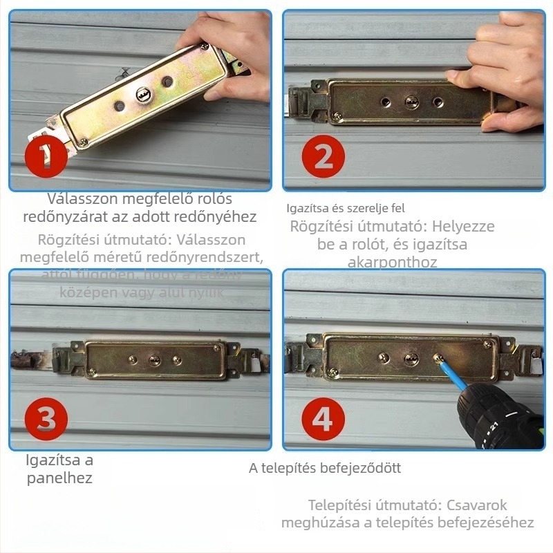 Rablás elleni zár a rolóajtóhoz, ball lock, modell Jcjcjjzms, márka Friendly
