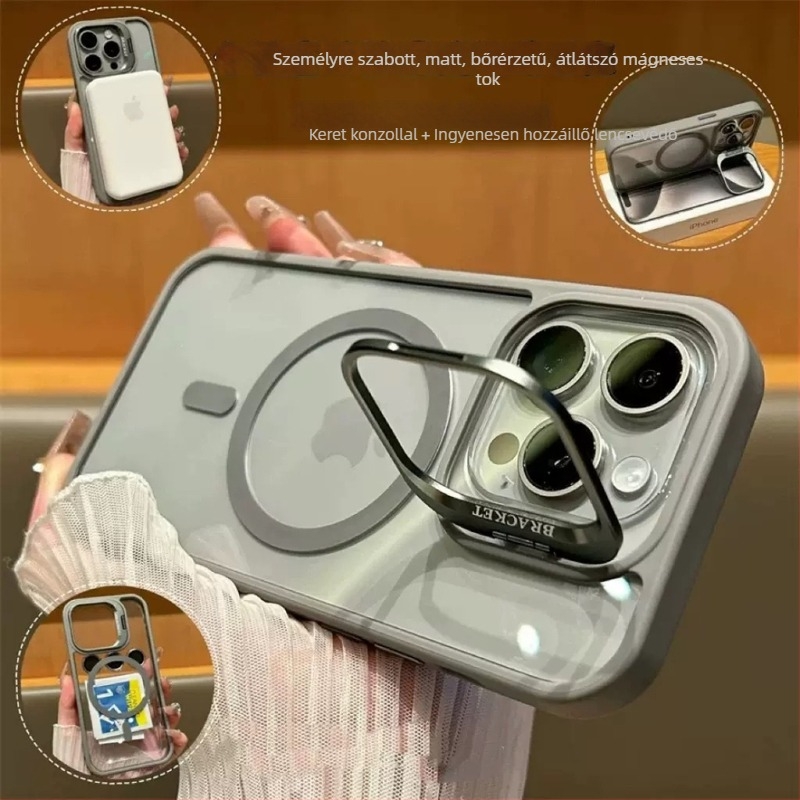 iPhone 17 Pro Maxhoz tartozó láthatatlan objektív-tartó és mágneses objektívfilmmel