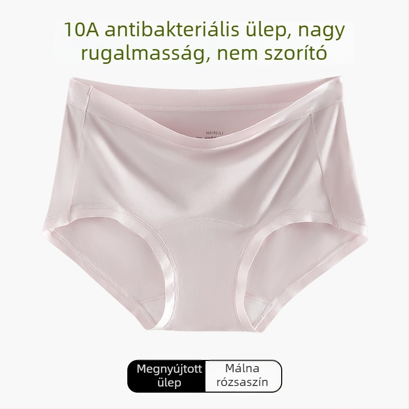 Női modal alsónemű pamutbetéttel, antibakteriális, meghosszabbított ágyéktáj, középmagas derék