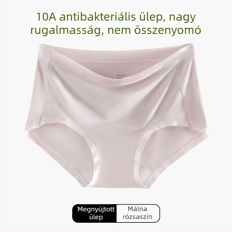 Női modal alsónemű pamutbetéttel, antibakteriális, meghosszabbított ágyéktáj, középmagas derék