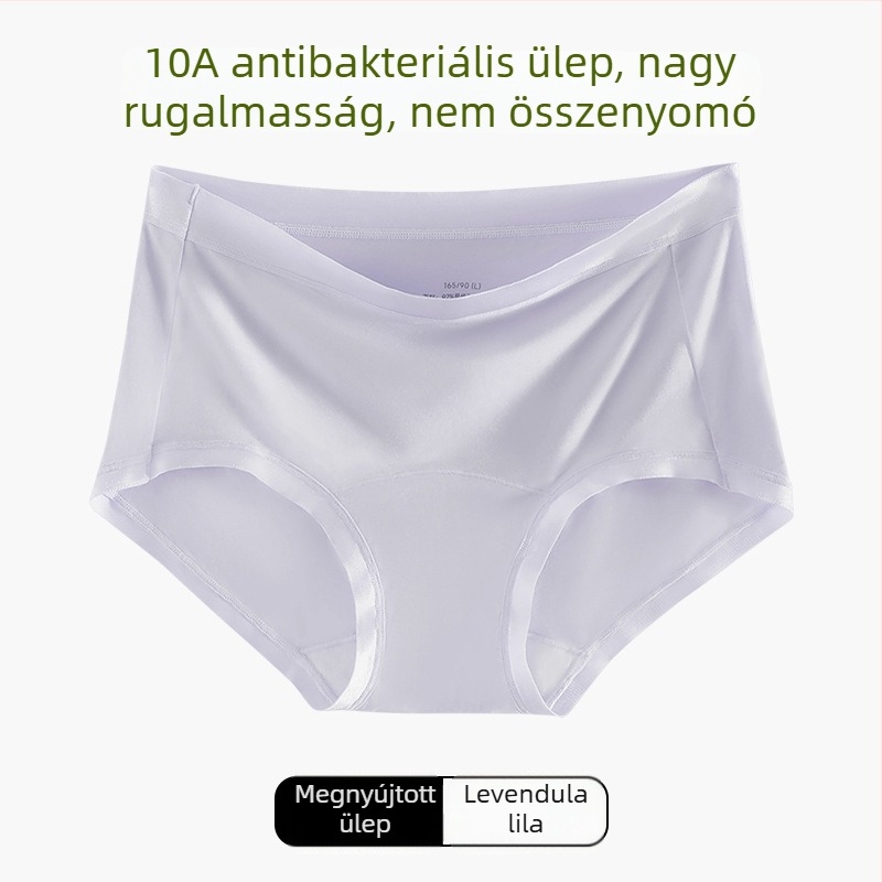Női modal alsónemű pamutbetéttel, antibakteriális, meghosszabbított ágyéktáj, középmagas derék
