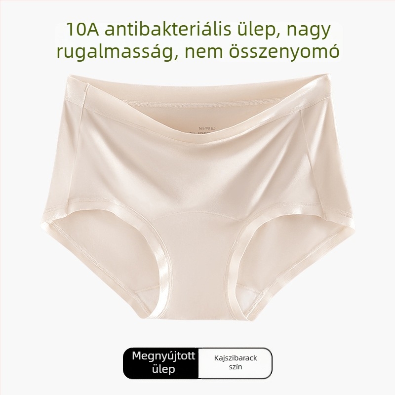 Női modal alsónemű pamutbetéttel, antibakteriális, meghosszabbított ágyéktáj, középmagas derék