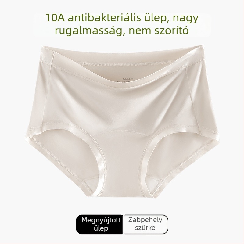 Női modal alsónemű pamutbetéttel, antibakteriális, meghosszabbított ágyéktáj, középmagas derék