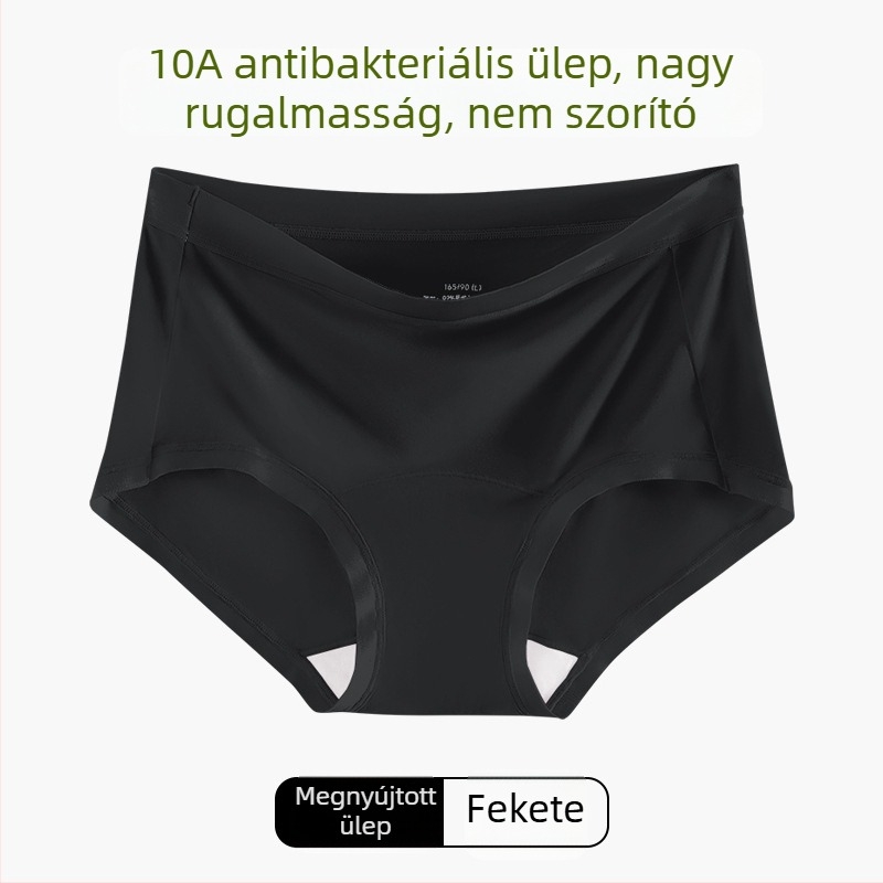 Női modal alsónemű pamutbetéttel, antibakteriális, meghosszabbított ágyéktáj, középmagas derék