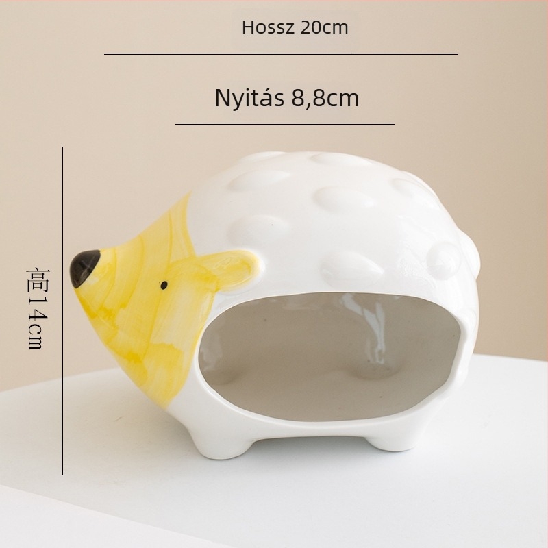 Kerámiás hörcsögfészek hűtő dizájnnal – Shumen márka, hörcsögöknek; anyag: kerámia; szezon: más; import: nem