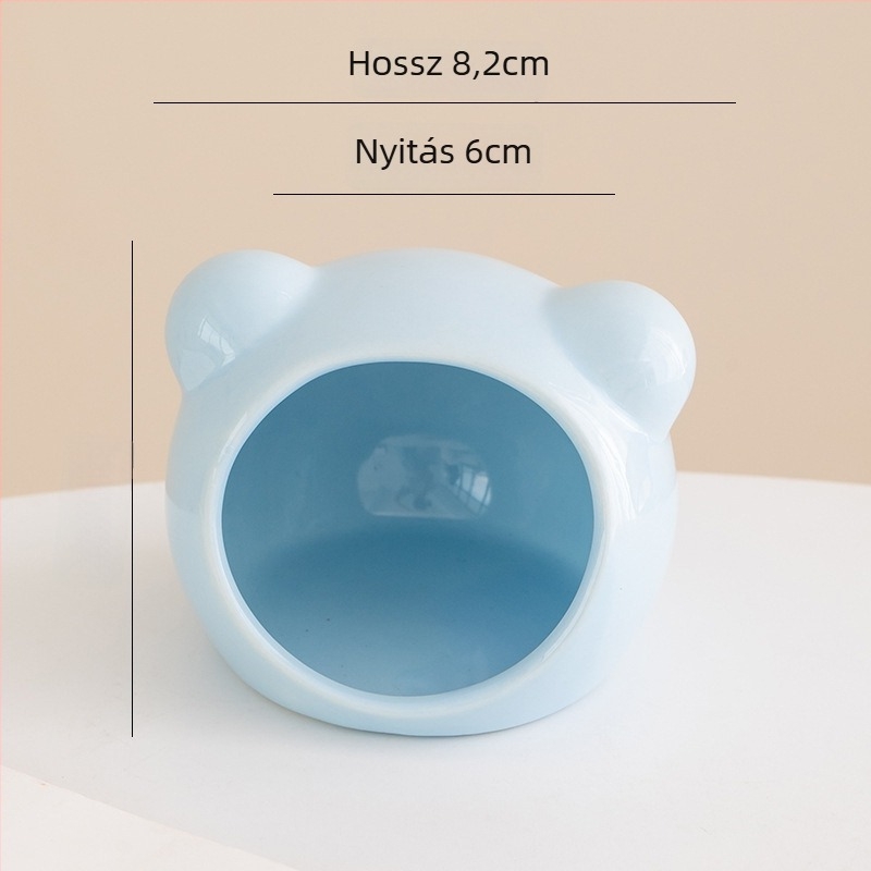Kerámiás hörcsögfészek hűtő dizájnnal – Shumen márka, hörcsögöknek; anyag: kerámia; szezon: más; import: nem